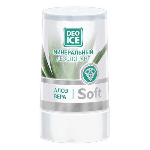 Минеральный дезодорант с экстрактом алоэ вера DEOICE Soft 40 гр в Магнит Косметик