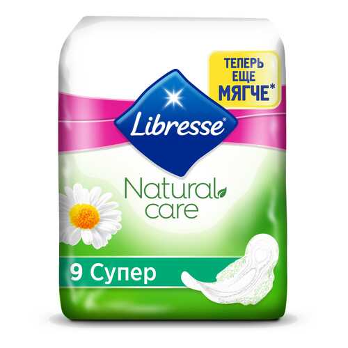 Гигиенические прокладки Libresse Natural Care Ultra Super, 9 шт. в Магнит Косметик