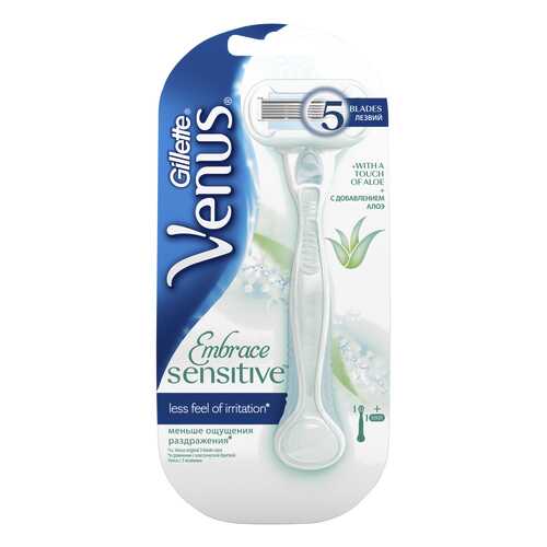 Бритва Gillette Venus Sensitive + сменная кассета 1 шт в Магнит Косметик