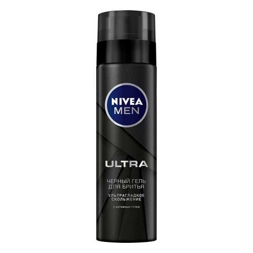 Гель для бритья Nivea Ultra Черный С Активным Углем 200 мл в Магнит Косметик