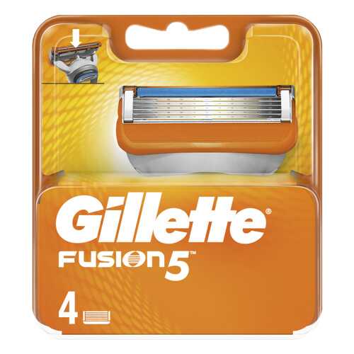 Сменные кассеты Gillette Fusion5 4 шт в Магнит Косметик