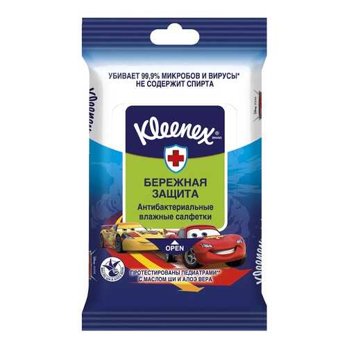 Влажные салфетки Kleenex Дисней Антибактериальные 10 шт в Магнит Косметик