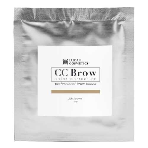 Краска для бровей Lucas' Cosmetics CC Brow в саше light brown 5 г в Магнит Косметик