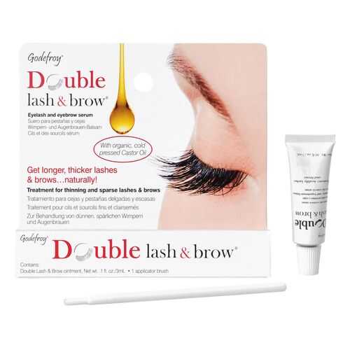 Масло-активатор роста бровей и ресниц Godefroy Double Lash&Brow Organic Oil 3 мл в Магнит Косметик