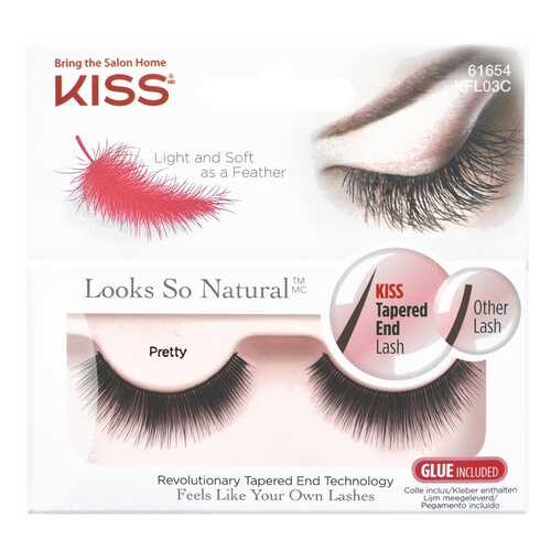 Накладные ресницы KISS Looks so Natural Eyelashes Pretty (KFL03C) 2 шт в Магнит Косметик