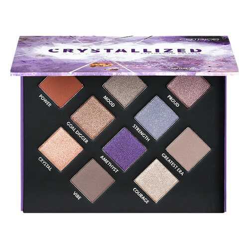 Тени для век CATRICE Crystallized Amethyst Eyeshadow Palette 010 Raise Up Your Voice в Магнит Косметик