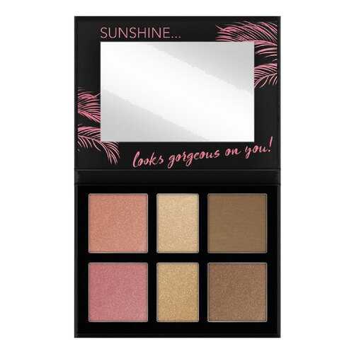 Хайлайтер CATRICE Aloha Sunsets Everyday Face And Cheek Palette 28,2 г в Магнит Косметик