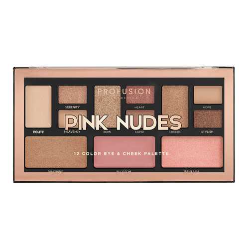 Набор для макияжа PROFUSION Pink Nudes Color Eye & Cheek Palette в Магнит Косметик
