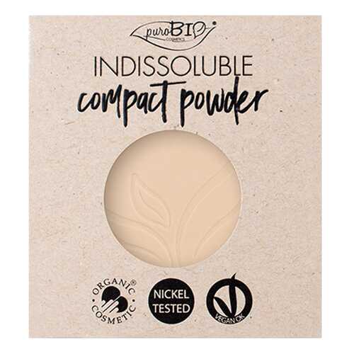 Пудра PuroBio REFILL INDISSOLUBLE compact powder 02 розовый 9 г в Магнит Косметик