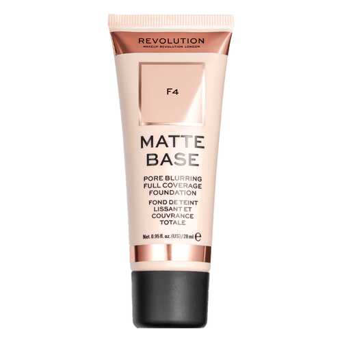 Тональный крем Makeup Revolution Matte Base Foundation F4 в Магнит Косметик