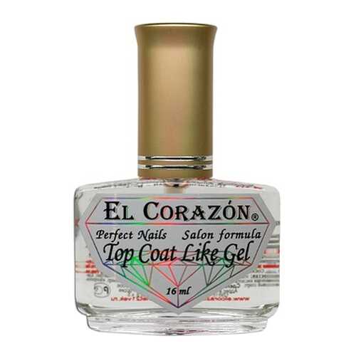 Топ El Corazon Top Coat Like Gel 16 мл в Магнит Косметик