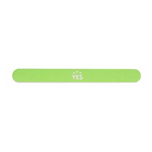 Пилка Yes прямая зеленая для натуральных ногтей, 150/230 грит, 17,5 см 95927 в Магнит Косметик