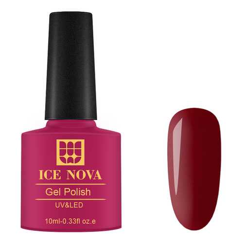 Гель-лак для ногтей Ice Nova Gel Polish UV-LED 017 бордовый 10 мл в Магнит Косметик