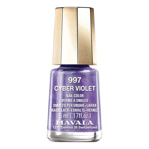 Лак для ногтей MAVALA Switzerland Cyber Chic Mini Color Nail Polish 997 Cyber Violet мл в Магнит Косметик