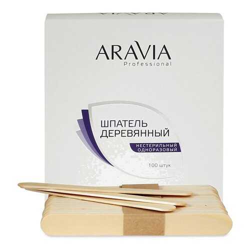 ARAVIA Шпатели Aravia Professional Деревянные Одноразовые, 100 шт в Магнит Косметик