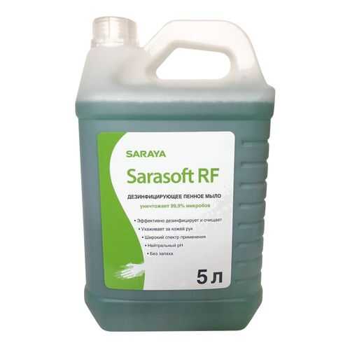 Дезинфицирующее пенное мыло Sarasoft RF 5 л в Магнит Косметик