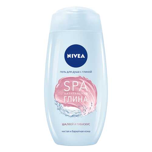 Гель для душа Nivea SPA Натуральная Глина Шалфей и Гибискус 250 мл в Магнит Косметик