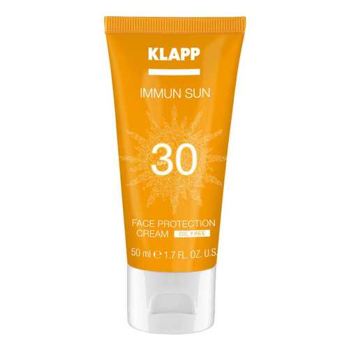 Солнцезащитное средство Klapp Immum Sun Face Protection Cream SPF30 в Магнит Косметик