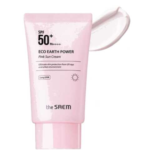 Солнцезащитное средство The Saem Eco Earth Power Pink Sun Cream 50 г в Магнит Косметик