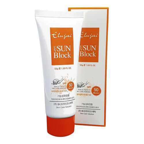 Солнцезащитный крем Elujai UV Sun Block Cream SPF 50 PA+++ 50 мл в Магнит Косметик