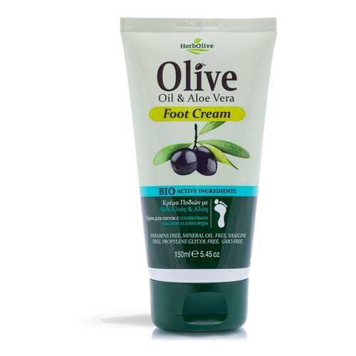 Крем для ног с алоэ вера Herbolive Olive Oil&Aloe Vera Foot Cream в Магнит Косметик
