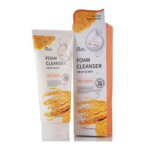 Пена для умывания с рисовыми отрубями Ekel Foam Cleanser Rice Bran 180 мл в Магнит Косметик