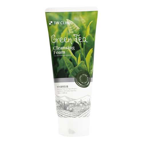 Пенка для умывания 3W Clinic Green Tea Cleansing Foam 100 мл в Магнит Косметик