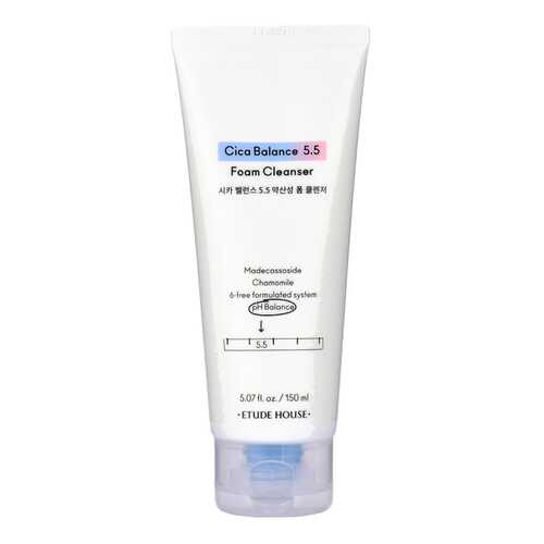 Пенка для умывания Etude House Cica Balance 5.5 Foam Cleanser 150 мл в Магнит Косметик