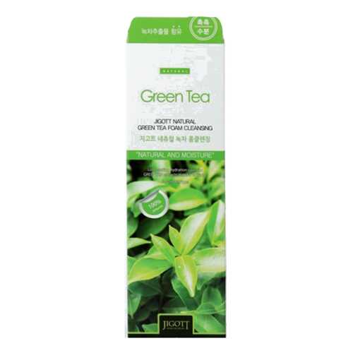 Пенка для умывания Jigott Natural Green Tea Foam Cleansing 180 мл в Магнит Косметик