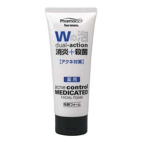 Пенка для умывания Kumano Cosmetics For men Acne Control Medicated Face Foam 130 мл в Магнит Косметик