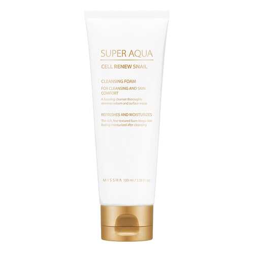 Пенка для умывания Missha Super Aqua Cell Renew Snail Cleansing Foam в Магнит Косметик