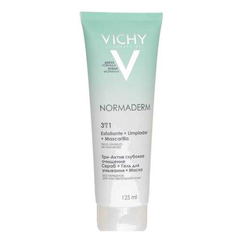 Скраб для лица Vichy Normaderm 3в1 125 мл в Магнит Косметик