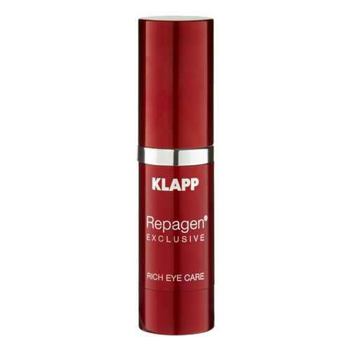 Крем для век Klapp Repagen Exclusive Rich Eye Care Cream 15 мл в Магнит Косметик
