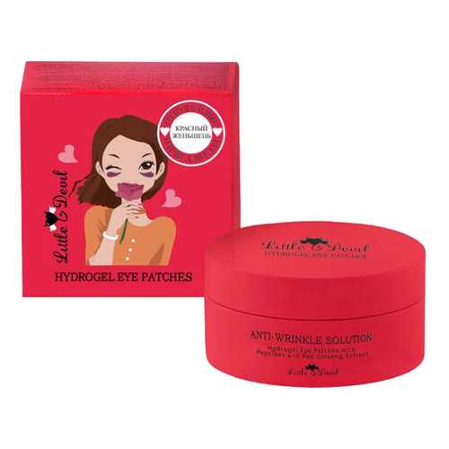 Патчи для век Little Devil Anti-Wrinkle Solution with Peptides&Red Ginseng Extract в Магнит Косметик