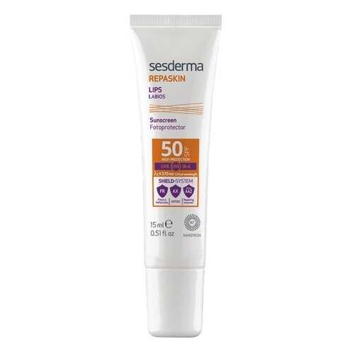 Солнцезащитное средство Sesderma REPASKIN Lips SPF50 15 мл в Магнит Косметик