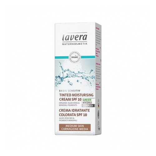 Био-крем для нормальной кожи лица, с тонирующим эффектом, SPF 10 Lavera 50 мл в Магнит Косметик