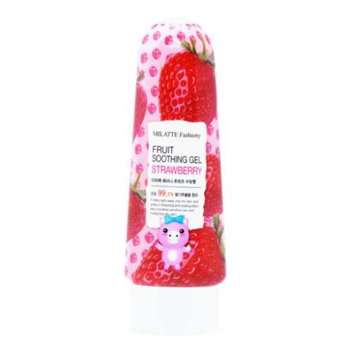 Гель для лица MILATTE Fashiony Fruit Soothing Gel Strawberry 200 мл в Магнит Косметик