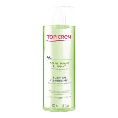 Гель для лица Topicrem AC Gel Nettoyant Purifiant 400 мл в Магнит Косметик