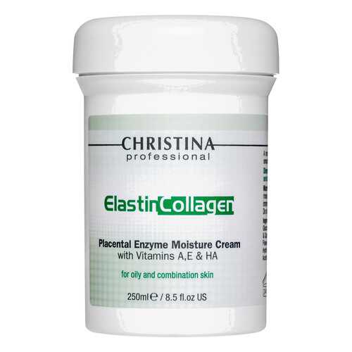 Крем для лица Christina Elastin Collagen Placental Enzyme Moisture Cream 250 мл в Магнит Косметик