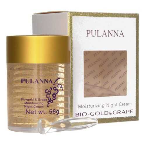Крем для лица Pulanna Bio-gold&Grape Moisturizing Night Cream 58 г в Магнит Косметик