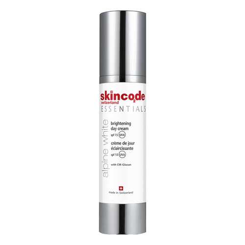Крем для лица Skincode Essentials Alpine White Brightening Day Cream SPF15 50 мл в Магнит Косметик