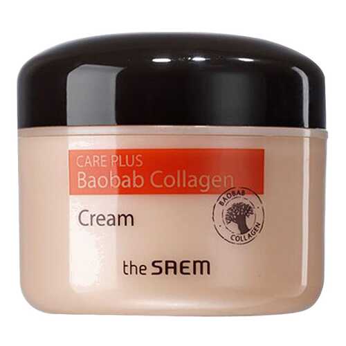 Крем для лица The Saem Care Plus Baobab Collagen Cream коллагеновый с баобабом, 100 мл в Магнит Косметик