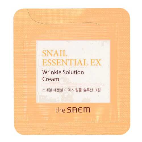 Крем для лица The Saem Snail Essential Ex Wrinkle Solution Cream 1 мл в Магнит Косметик