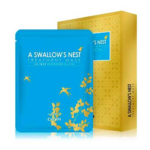 Маска D'RAN New A Swallow's Nest Treatment Mask с экстрактом ласточкиных гнезд, 10 шт в Магнит Косметик