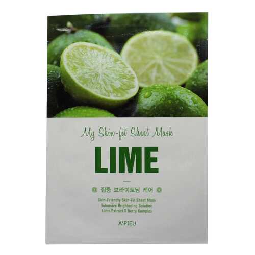 Маска для лица A'Pieu My Skin-Fit Sheet Lime 25 г в Магнит Косметик