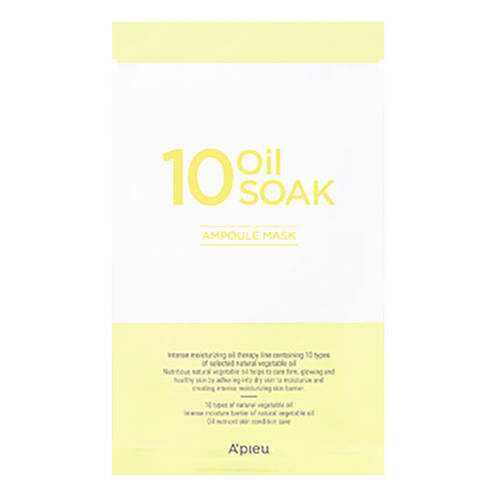Маска для лица APIEU 10 Oil Soak Ampoule Mask с масляным комплексом, 22 гр в Магнит Косметик