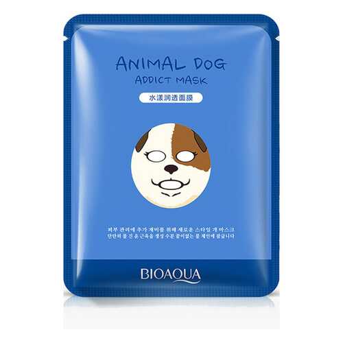 Маска для лица Bioaqua Animal Face Addict Dog 30 г в Магнит Косметик