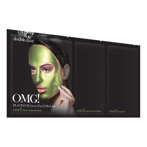 Маска для лица Double Dare OMG! Platinum Green Facial Mask Kit 15 г в Магнит Косметик