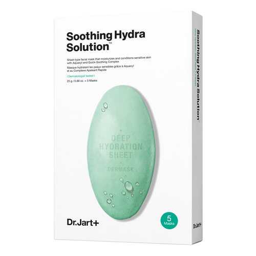 Маска для лица Dr.Jart+ Dermask Water Jet Soothing Hydra Solution Pack 5х25 г в Магнит Косметик