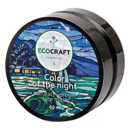 Маска для лица Ecocraft Natural Hydrogel Face Mask Color of the night 60 мл в Магнит Косметик